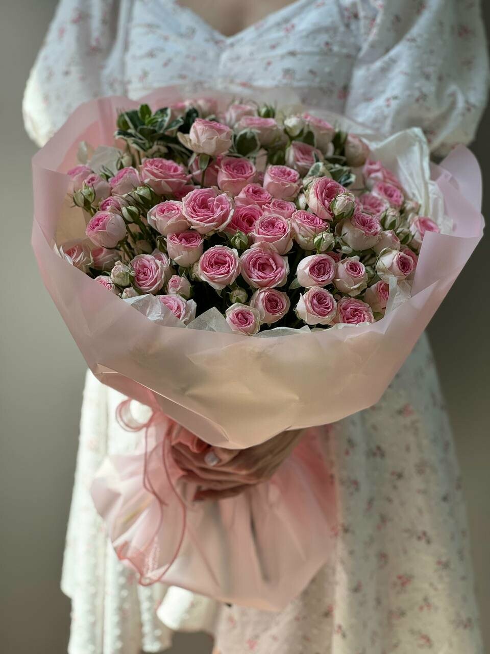 Букет из пионовидных роз для любимой
