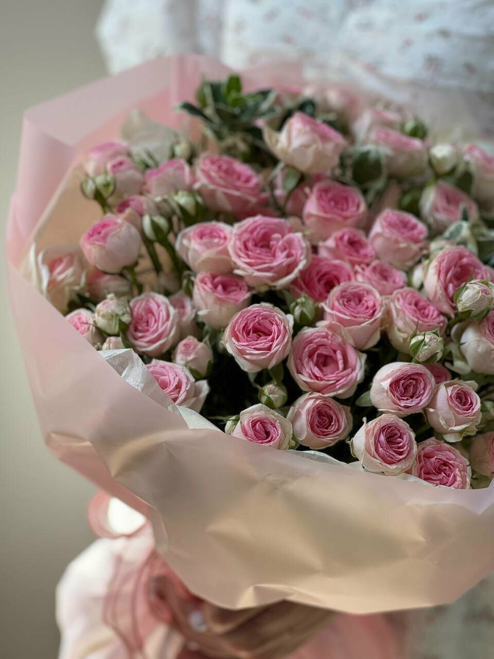 Букет из пионовидных роз для любимой