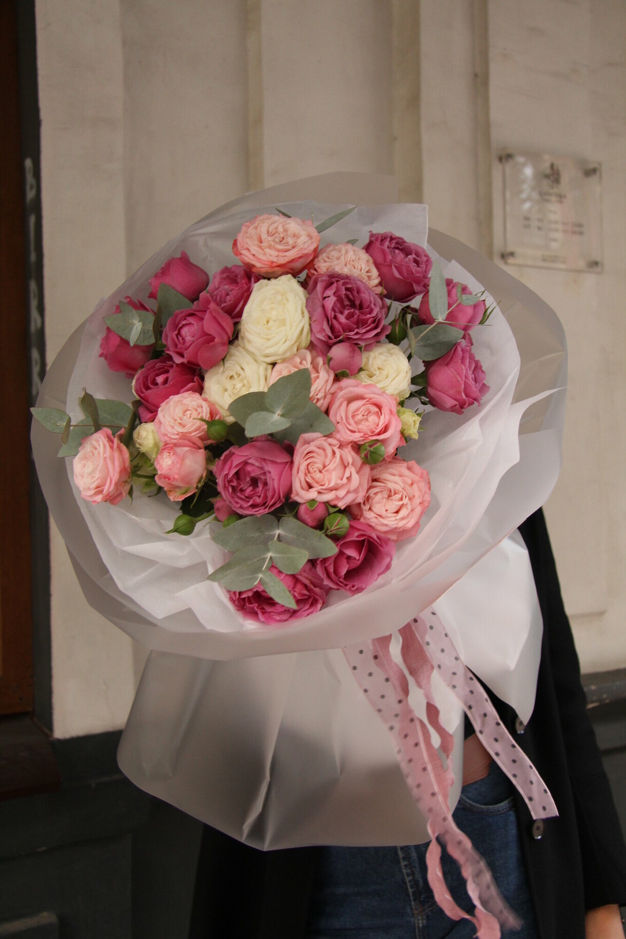 Кустовые розы микс