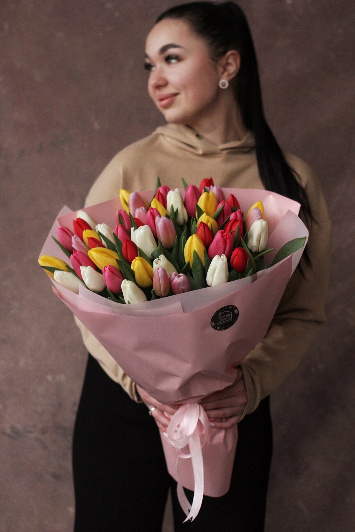 Микс тюльпанов 51 шт