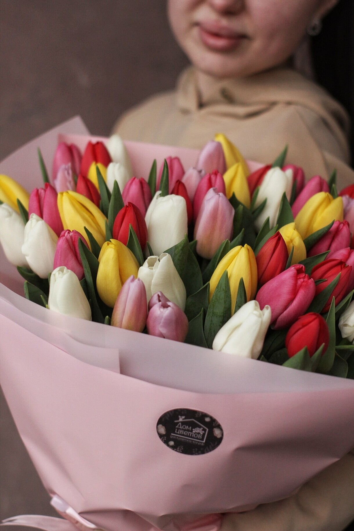 Микс тюльпанов 51 шт