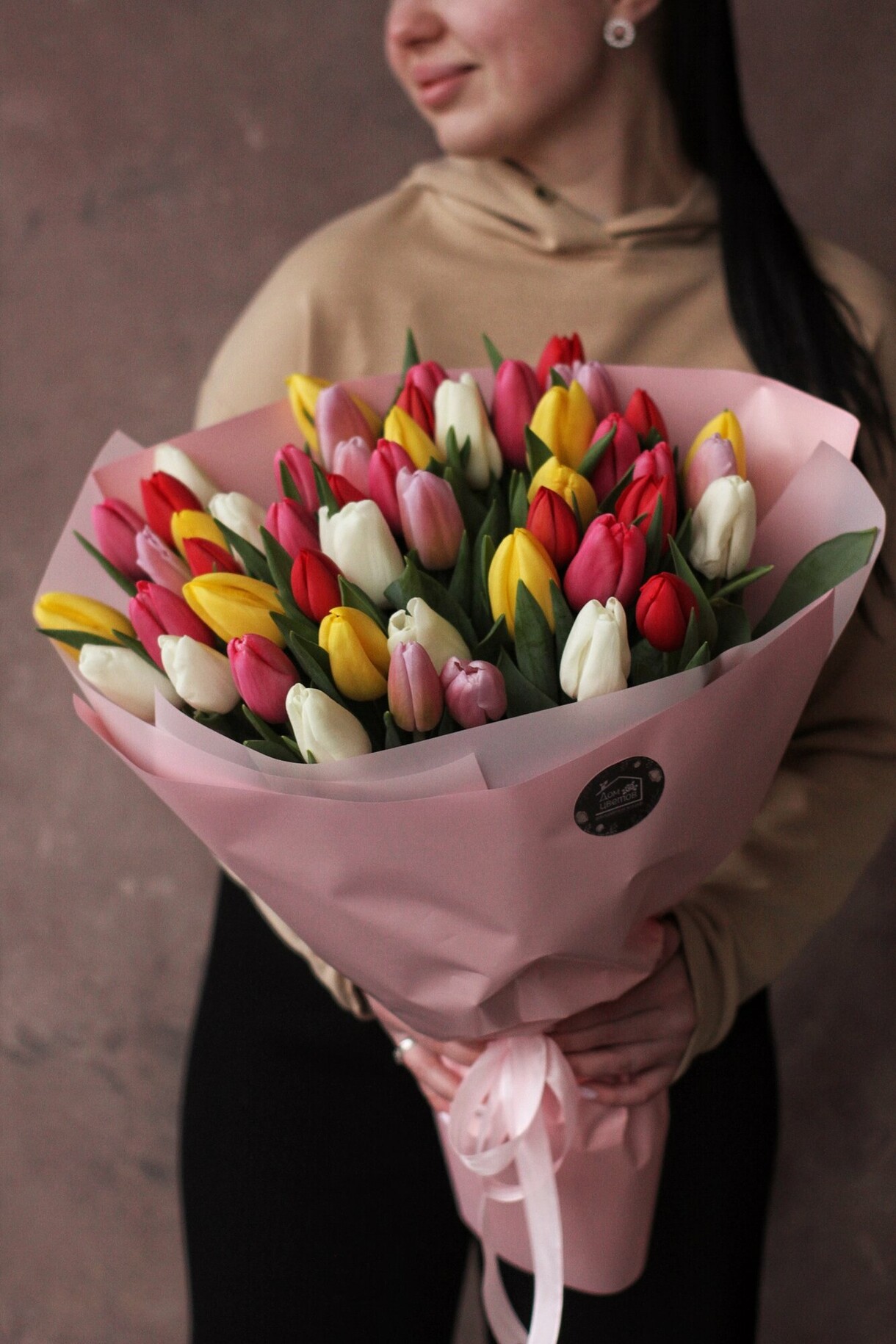 Микс тюльпанов 51 шт