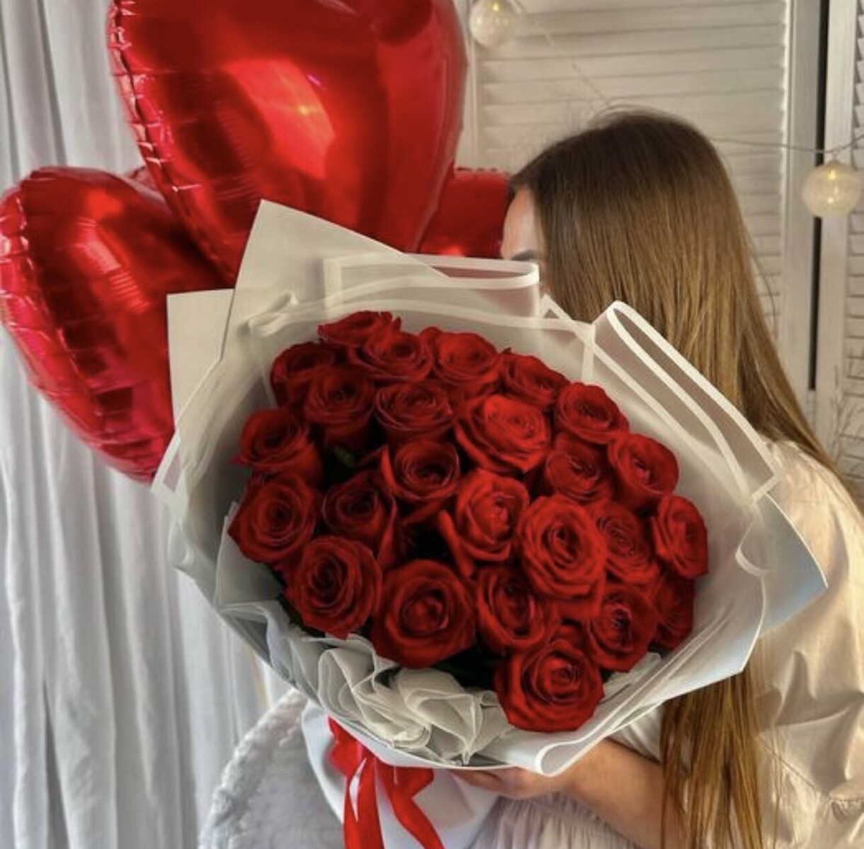 Набор Розы+шары