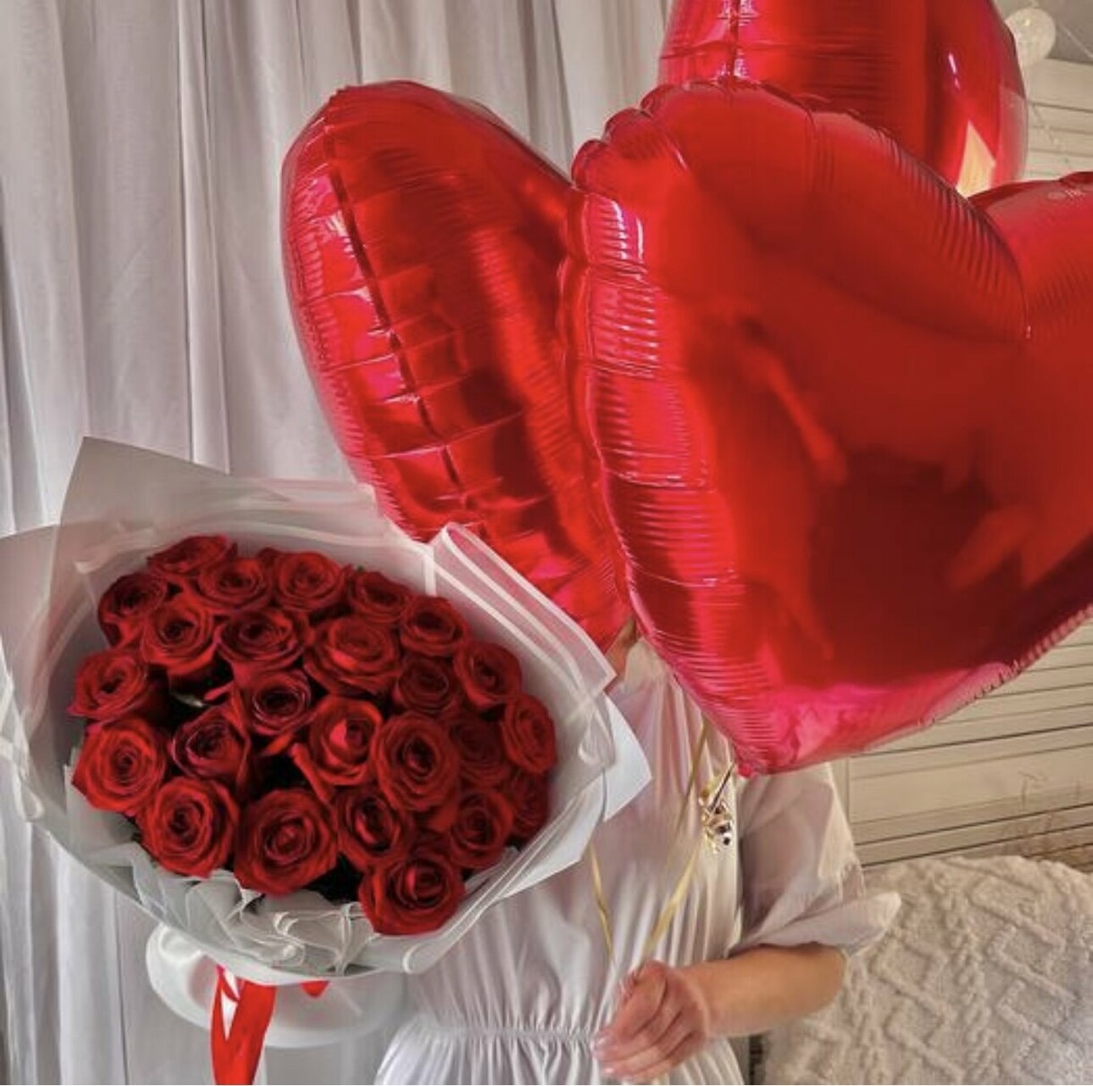 Набор Розы+шары